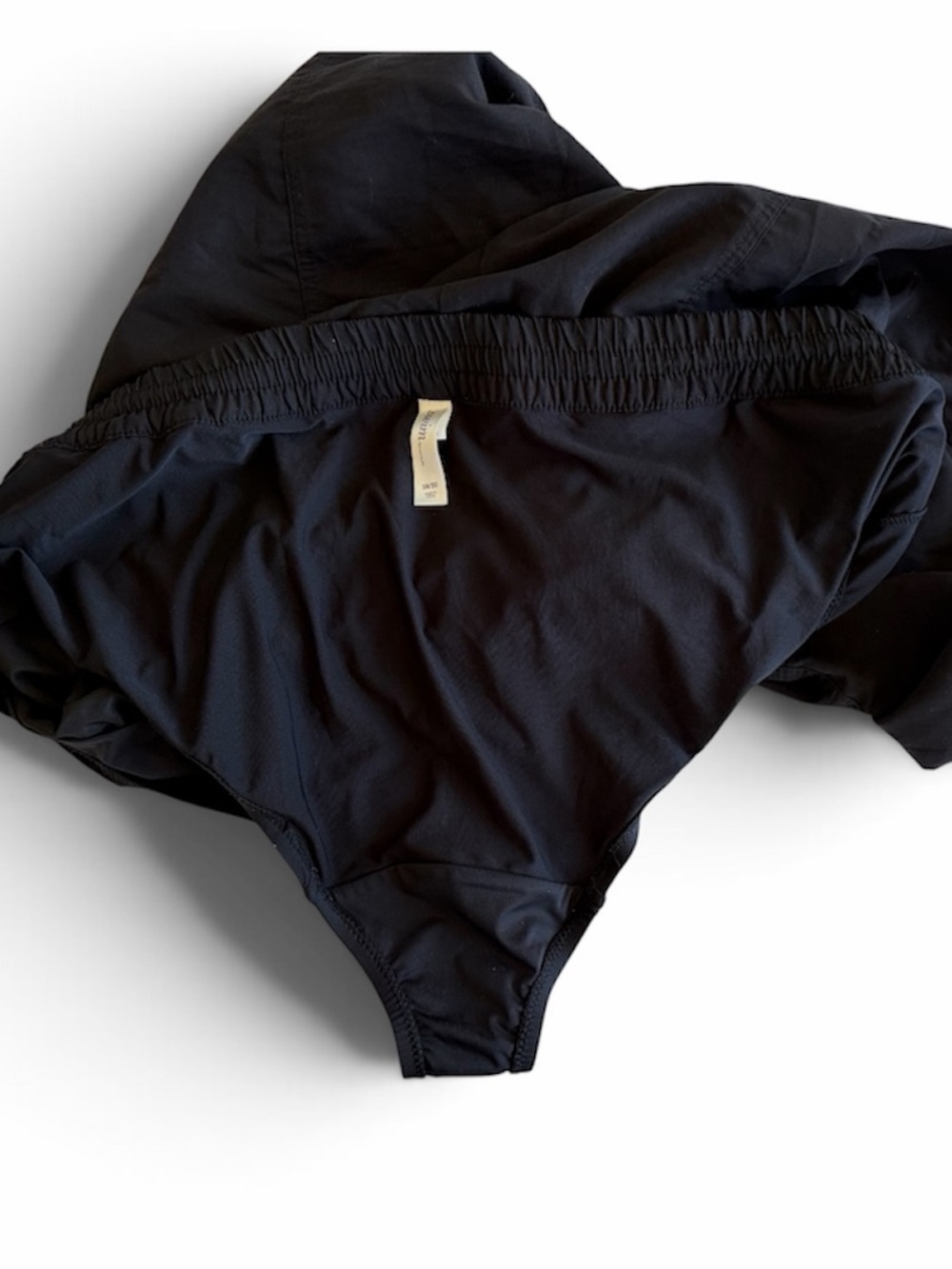 SWIM BY CACIQUE Black Board Swim Shorts Built In Brief Pockets Plus Size 18/20 - Picture 10 of 16